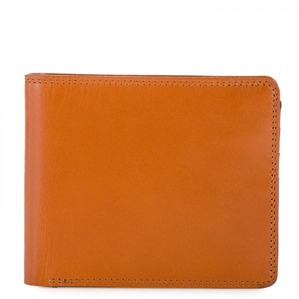 RFID Standard Men&#039;s Wallet with Coin Pocket Tan-Olive