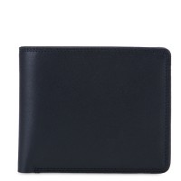 RFID Standard Men's Wallet with Coin Pocket Nappa Black