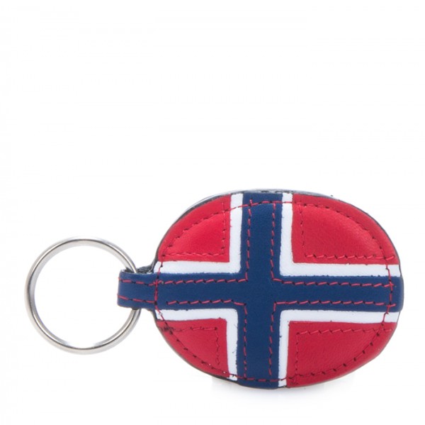 Porte-clés avec drapeau Norvège