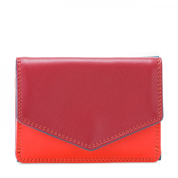 Tri-fold Leather Wallet Vesuvio