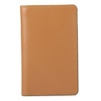 Men's Bi-colour Mini Bi-Fold Wallet Tan-Olive