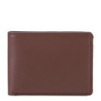 RFID Men's Jeans Wallet Nappa Cacao